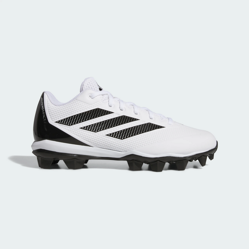 Vist Large View of Product Image Which is Adidas Adizero Impact 2.0 Molded Baseball Cleats, White and Black
