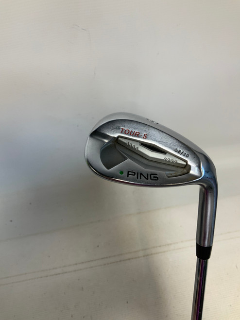 Vist Large View of Product Image Which is Used Ping TOUR-S 58/10 GREEN Golf Wedge Mens RH 58 Degree