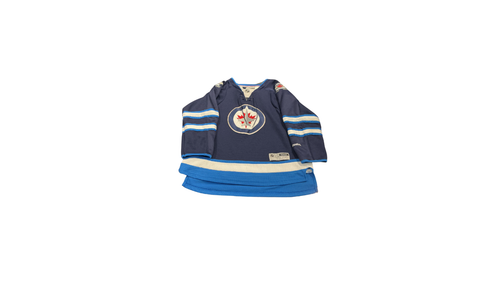 Vist Large View of Product Image Which is Used Reebok WINNIPEG JETS JERSEY L.S. Spirit Y LG