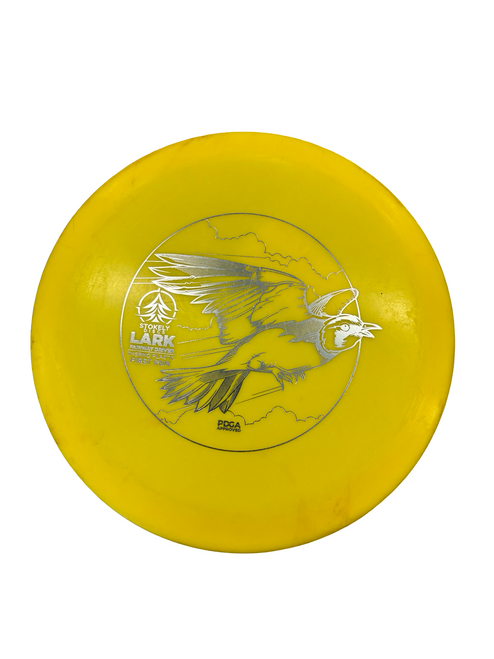 Vist Large View of Product Image Which is Used LARK Disc Golf Driver Yellow