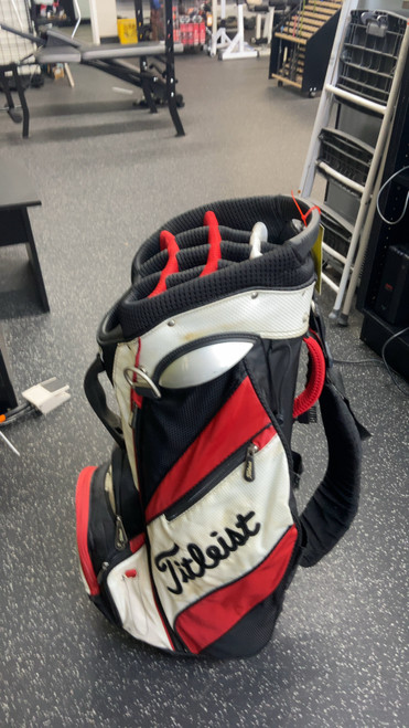 Vist Large View of Product Image Which is Used Titleist TITLEIST CART BAG Mens Cart Bag Red