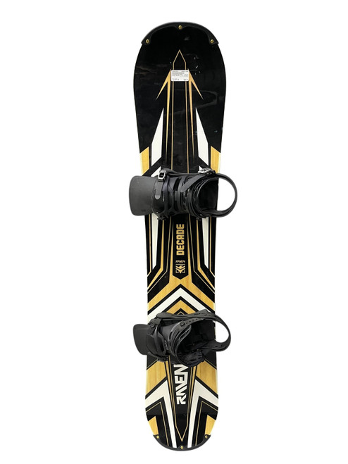 Vist Large View of Product Image Which is Used RAVEN DECADE Mens Board/Bindings Black 157 cm