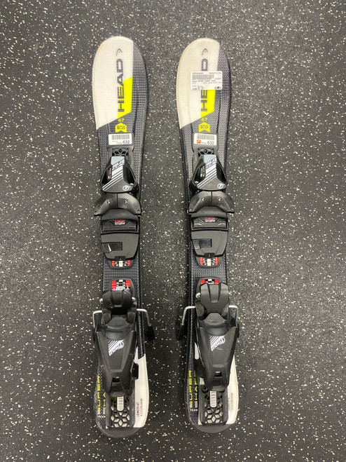 Vist Large View of Product Image Which is Used Head SUPER SHAPE TEAM Boys DH Ski/Binding Yellow 67 cm