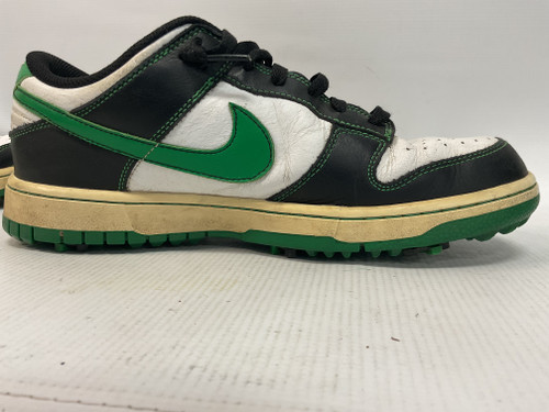 Vist Large View of Product Image Which is Used Nike Mens Golf Shoes Black And Green Senior 9.5