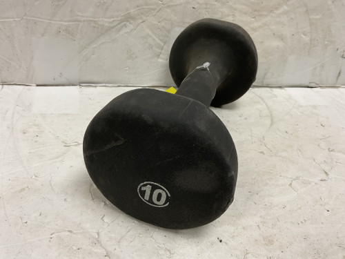 Vist Large View of Product Image Which is Used Hex Dumbbell Black 10 lb