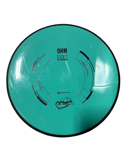 Vist Large View of Product Image Which is Used MVP MVP OHM PUTT/APPROACH Disc Golf Putter Teal