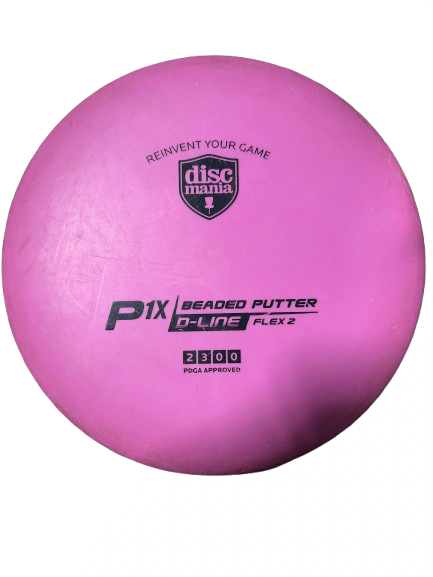 Vist Large View of Product Image Which is Used Discmania DISCMANIA P1X D-LINE Disc Golf Putter Pink