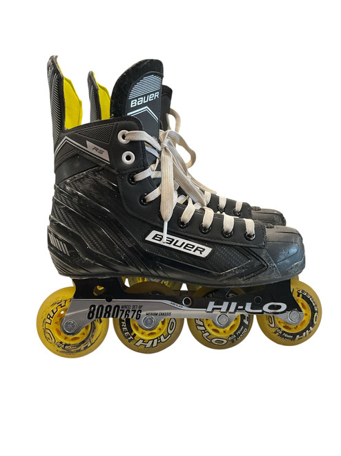 Vist Large View of Product Image Which is Used Bauer RS Senior Rec Fitness Skates Black Senior 7