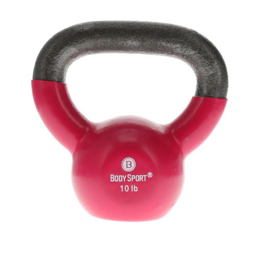Vist Large View of Product Image Which is New 10LB VINYL PINK KETTLEBALL