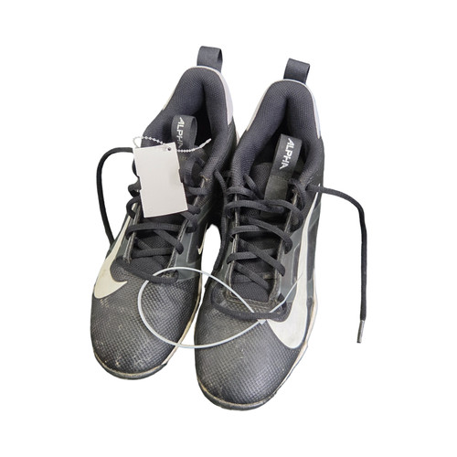 Vist Large View of Product Image Which is Used Nike ALPHA BB CLEAT SZ 7 BB/SB Cleats Black Senior 7