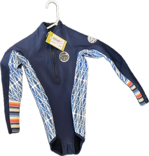 Vist Large View of Product Image Which is Used Rip Curl Womens Spring Wetsuit Navy Blue JR 14