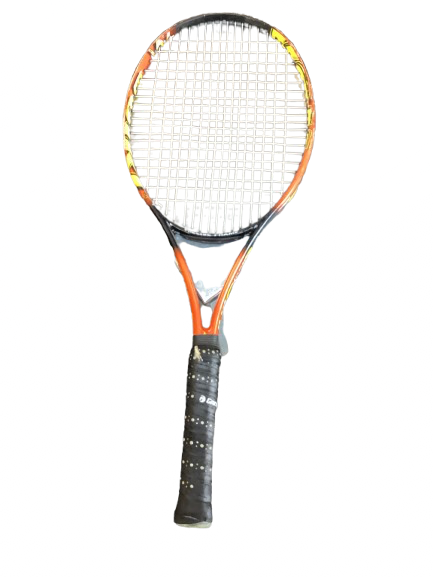 Vist Large View of Product Image Which is Used Volkl CLASSIC 9 PRO Adult Tennis Racquet Orange 4 3/8"