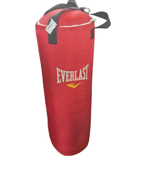 Vist Large View of Product Image Which is Used Everlast 100 LB HEAVY BAG Boxing Heavy Bag Red 100 lb