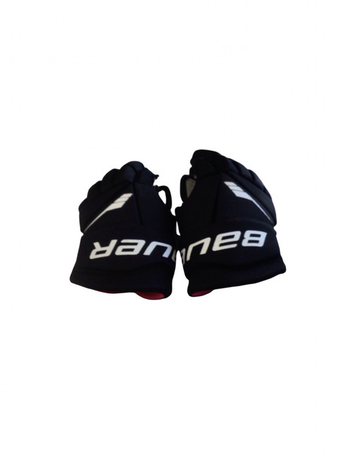 Vist Large View of Product Image Which is Used Bauer LIL SPORT Youth Gloves Black 9"