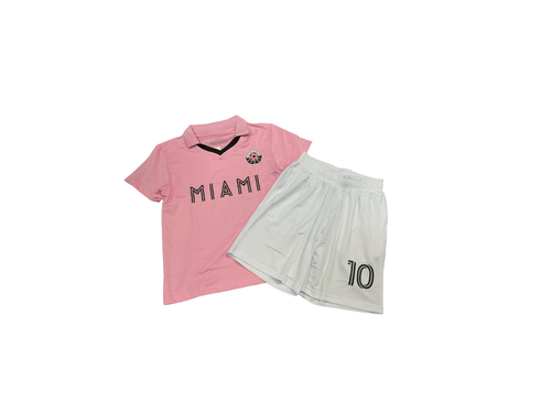 Vist Large View of Product Image Which is Used INTER MIAMI MESSI 4T Soccer Top Yth Pink XXS