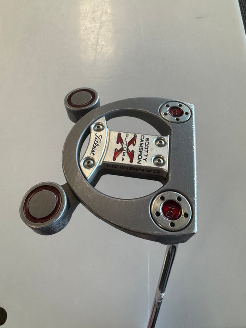 Vist Large View of Product Image Which is Used Titleist SCOTTY CAMERON FUTURA X Mens Putter RH