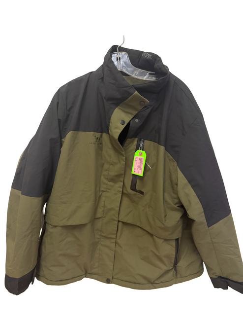 Vist Large View of Product Image Which is Used CAMEL CROWN Womens Snow Jacket Dark Green 2XL