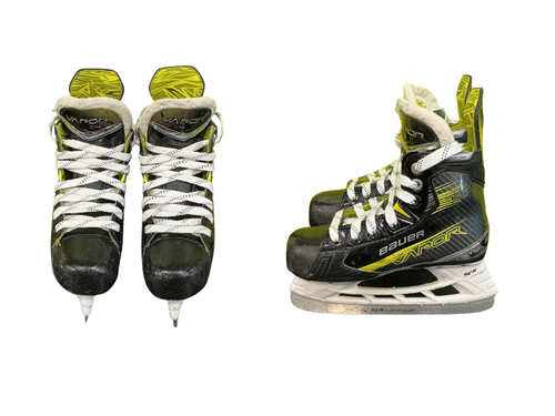 Vist Large View of Product Image Which is Used Bauer VAPOR X4 Youth Hockey Skate Youth 13.5
