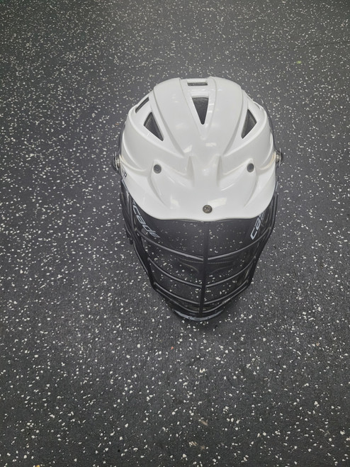 Vist Large View of Product Image Which is Used Cascade CASCADE CPV-R Lacrosse Helmet White S/M