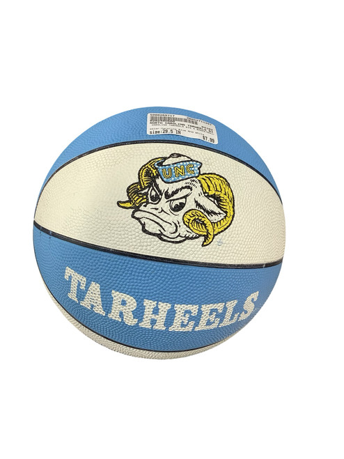 Vist Large View of Product Image Which is Used NORTH CAROLINA TARHEELS BIG 4 BASKETBALL Basketball Adult Outdoor Carolina Blue And White 29 1/2"