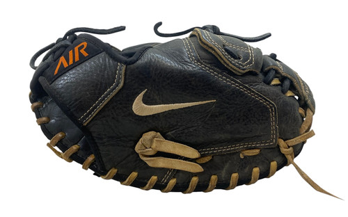 Vist Large View of Product Image Which is Used Nike NIKE AIR CATCHERS MITT BB/SB Catchers RH Throw Black 33 1/2"