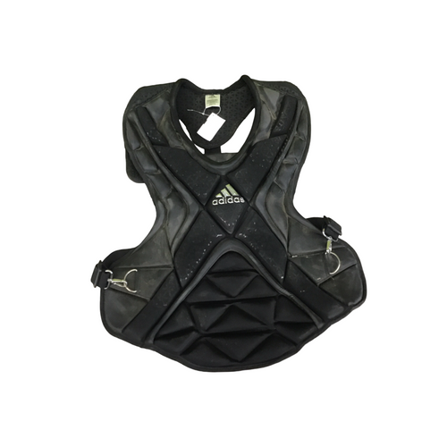 Vist Large View of Product Image Which is Used Adidas CHEST PROTECTOR Catchers Chest Protector Black Adult