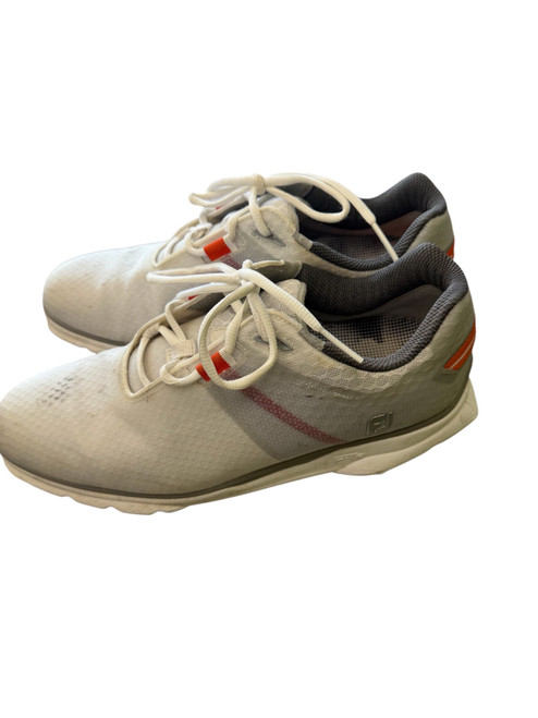 Vist Large View of Product Image Which is Used Foot Joy Mens Golf Shoes White Senior 9.5