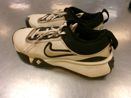 Vist Large View of Product Image Which is Used Nike TURF BB/SB Cleats White Senior 7.5
