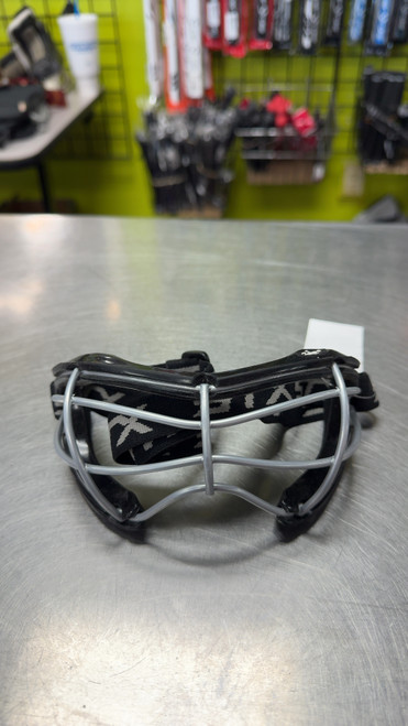 Vist Large View of Product Image Which is Used STX 2SEE-S Lacrosse Facial Protect Black Senior