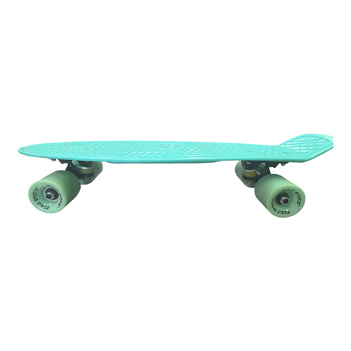Vist Large View of Product Image Which is Used SCALE SPORTS Complete Skateboard Turquoise 7 1/2"