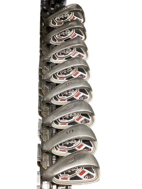 Vist Large View of Product Image Which is Used Ping G15 5I-SW Mens Golf Left Hand Iron Sets