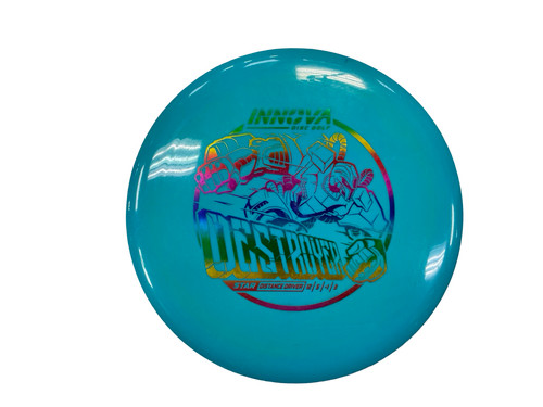 Vist Large View of Product Image Which is Used Innova STAR DESTROYER Disc Golf Driver Teal 174g