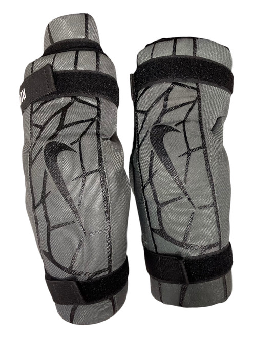 Vist Large View of Product Image Which is Used Nike ARM PADS Lacrosse Arm Pads/Guards Grey LG