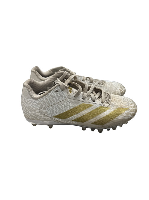Vist Large View of Product Image Which is Used Adidas Jr FB Cleats White Junior 03.5