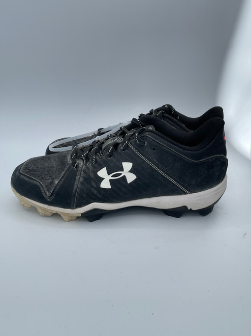 Vist Large View of Product Image Which is Used Under Armour BB/SB Cleats Black Senior 8