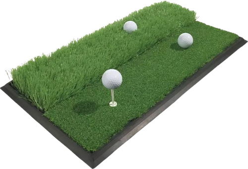 Vist Large View of Product Image Which is Used Maxfli DUAL HEIGHT HITTING MAT Swing Aid