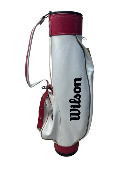 Vist Large View of Product Image Which is Used Wilson VINTAGE Teen Stand Bag White