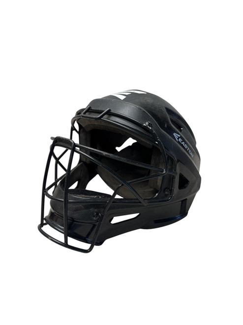 Vist Large View of Product Image Which is USED EASTON QWIKFIT YOUTH SM CATCHERS HELMET - BLACK