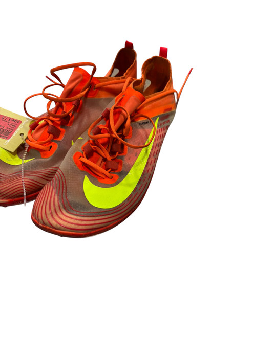 Vist Large View of Product Image Which is Used Nike Track & Field Cleats Adult Orange Senior 7.5