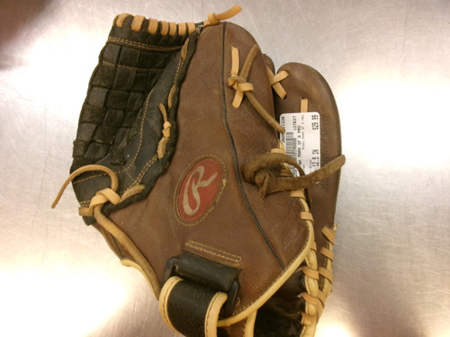 Vist Large View of Product Image Which is Used Rawlings MARK OF A PRO BB/SB Glove RH Throw Brown 12 1/2"