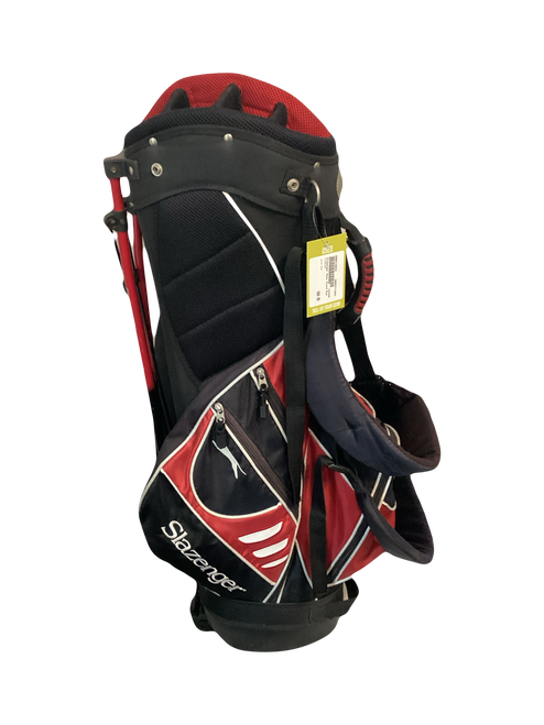 Vist Large View of Product Image Which is Used Slazenger Mens Stand Bag Red