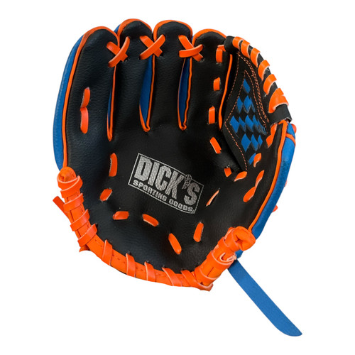 Vist Large View of Product Image Which is Used LEFTY GLOVE BB/SB Glove T-ball Royal Blue 8"