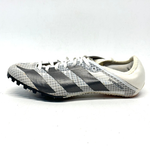 Vist Large View of Product Image Which is Used Adidas SPRINT STAR Track & Field Cleats Adult White Senior 6.5
