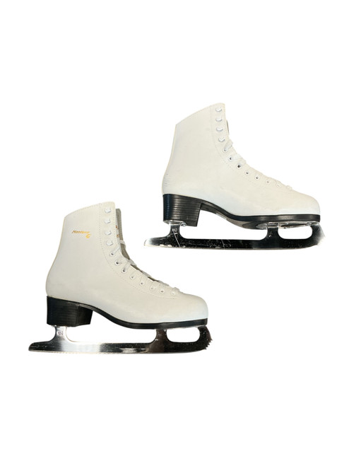 Vist Large View of Product Image Which is Used Graf MONTANA WomensFigure Skate White Senior 8