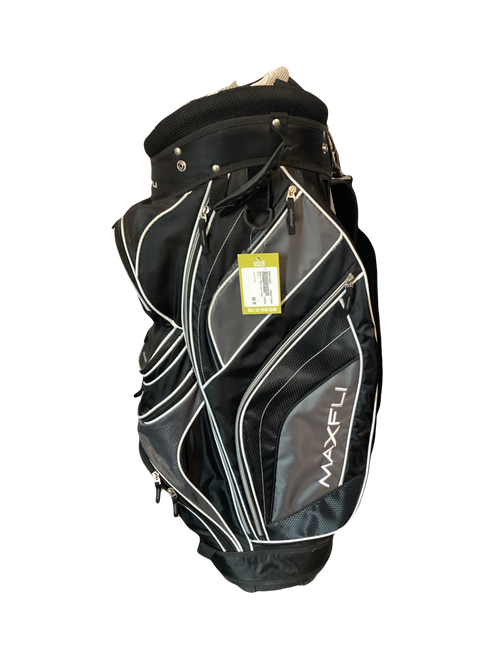 Vist Large View of Product Image Which is Used Maxfli Mens Cart Bag Black