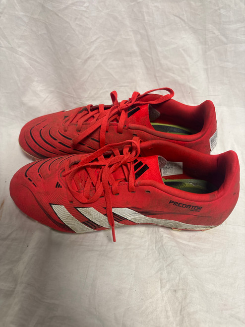 Vist Large View of Product Image Which is Used Adidas Soccer Cleats Red Senior 8