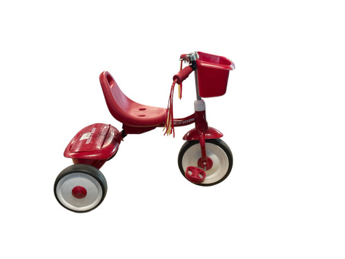 Vist Large View of Product Image Which is Used RADIO FLYER TRIKE Training Wheel Bike Boys Red 12"