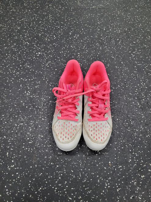 Vist Large View of Product Image Which is Used Under Armour LEADOFF BB/SB Cleats Pink Junior 03