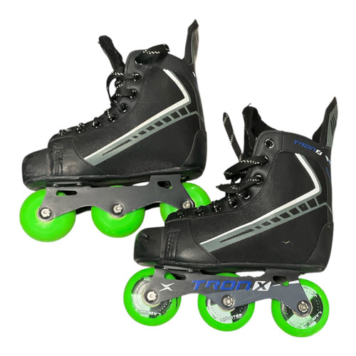 Vist Large View of Product Image Which is Used TRON X VELOCITY Junior Rec Fitness Skates Black Junior 03