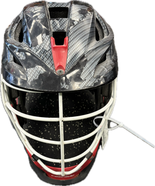 Vist Large View of Product Image Which is Used Cascade S Lacrosse Helmet Grey One Size